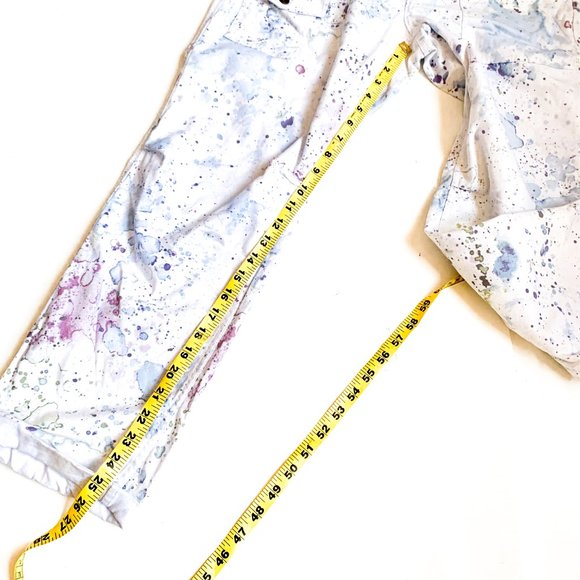 NWT anthropologie wanderer watercolor cargo pants - Picture 8 of 9